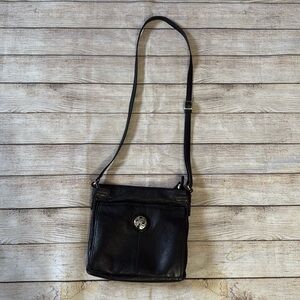 Brighton Selena Organizer Magnetic Black Purse Bag